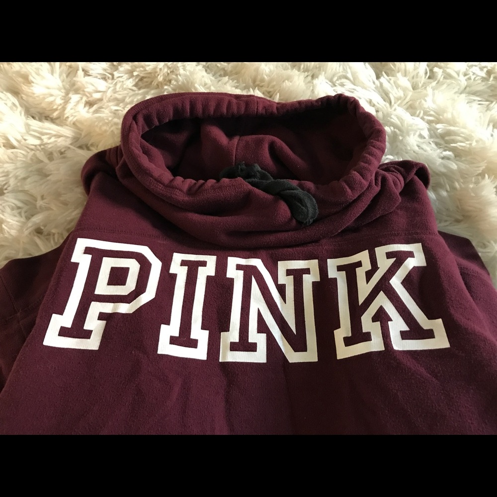 PINK Cowl neck sweatshirt